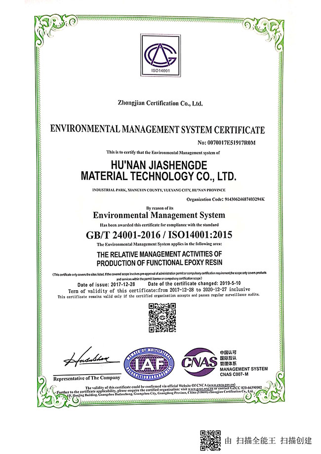 ISO14000環(huán)境管理體系認證